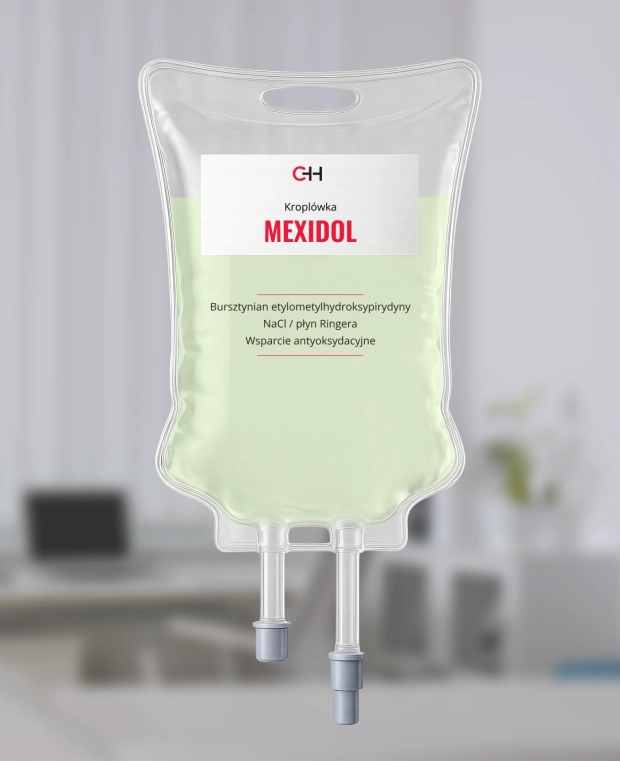 zdjęcie kroplówki z Mexidolu