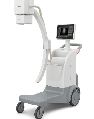 Mobilny cyfrowy aparat rentgenowski na kółkach